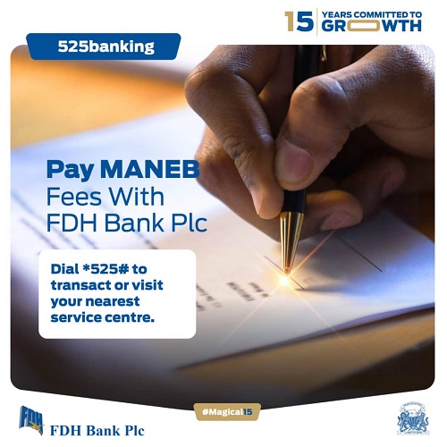 FDH Bank - Payment of MANEB examinations fees payment procedure